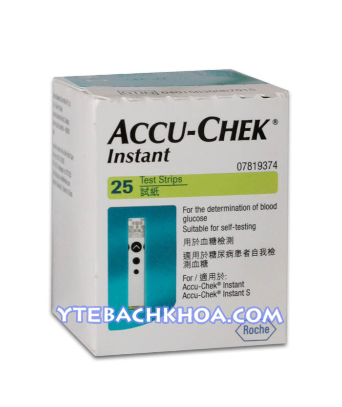 Que Thử Đường Huyết Accu-Chek Instant (25 que)