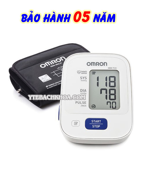 Máy đo huyết áp bắp tay tự động Omron HEM-7121