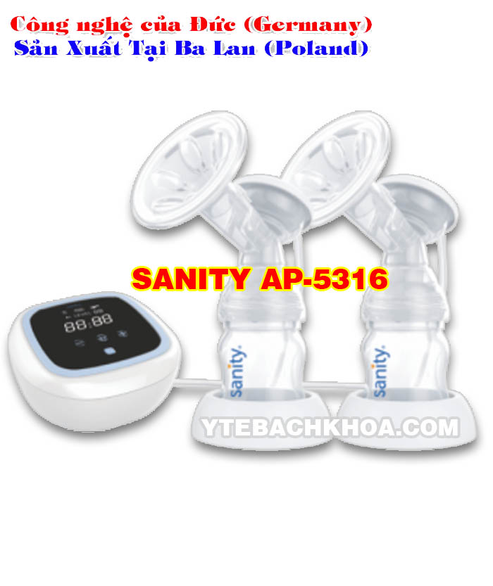 Máy hút sữa điện đôi SANITY AP-5316