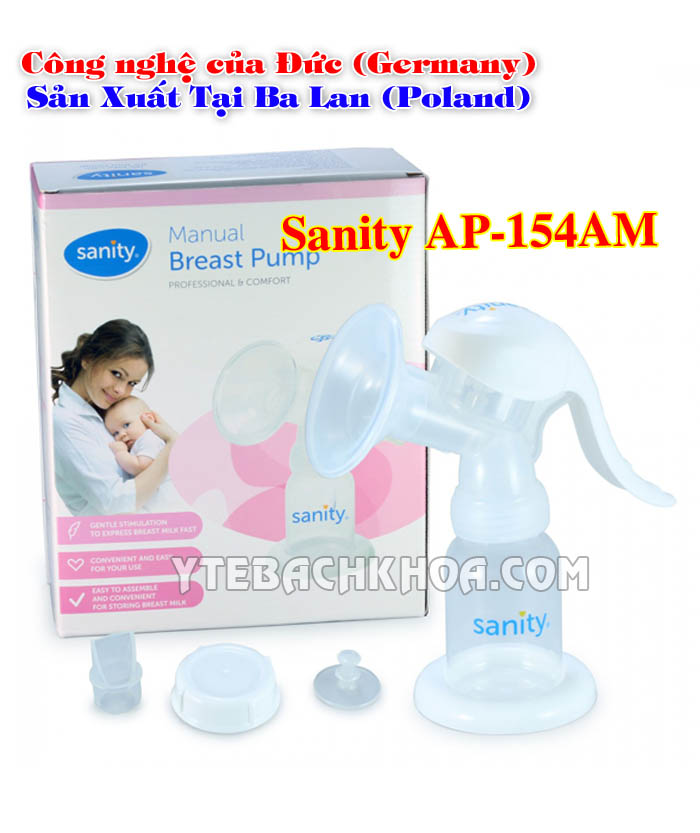 Bình hút sữa cầm tay SANITY AP-154AM